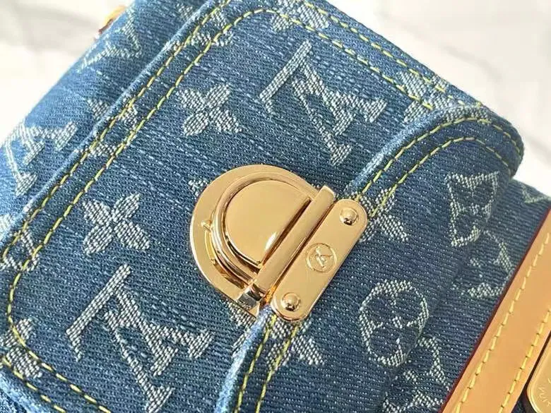 Louis Vuitton Denim Monogram Denim Baggy — image 8