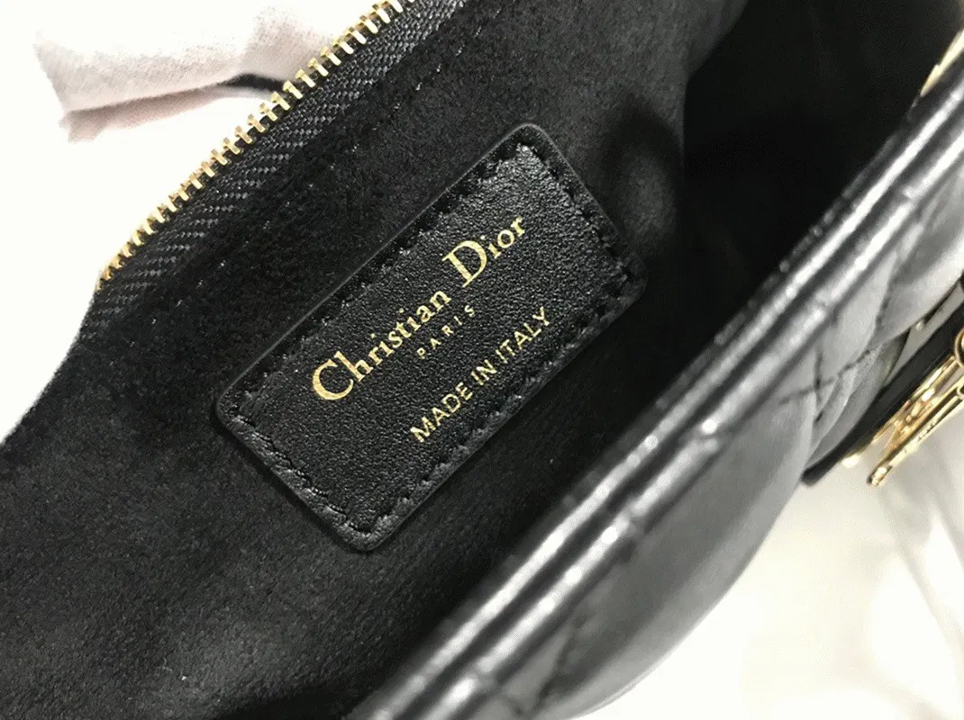 Dior Lady Dior Large Bag Knockoff in Black — image 9