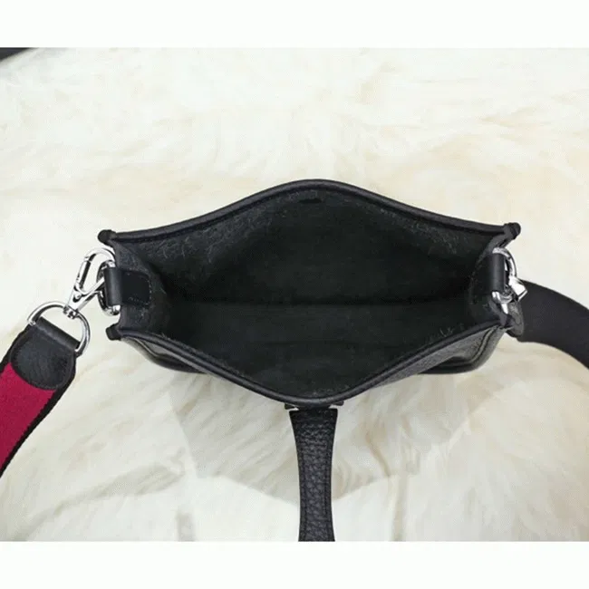 Black Evelyne II TPM Knockoff Hermes Messenger Shoulder Bag — image 7
