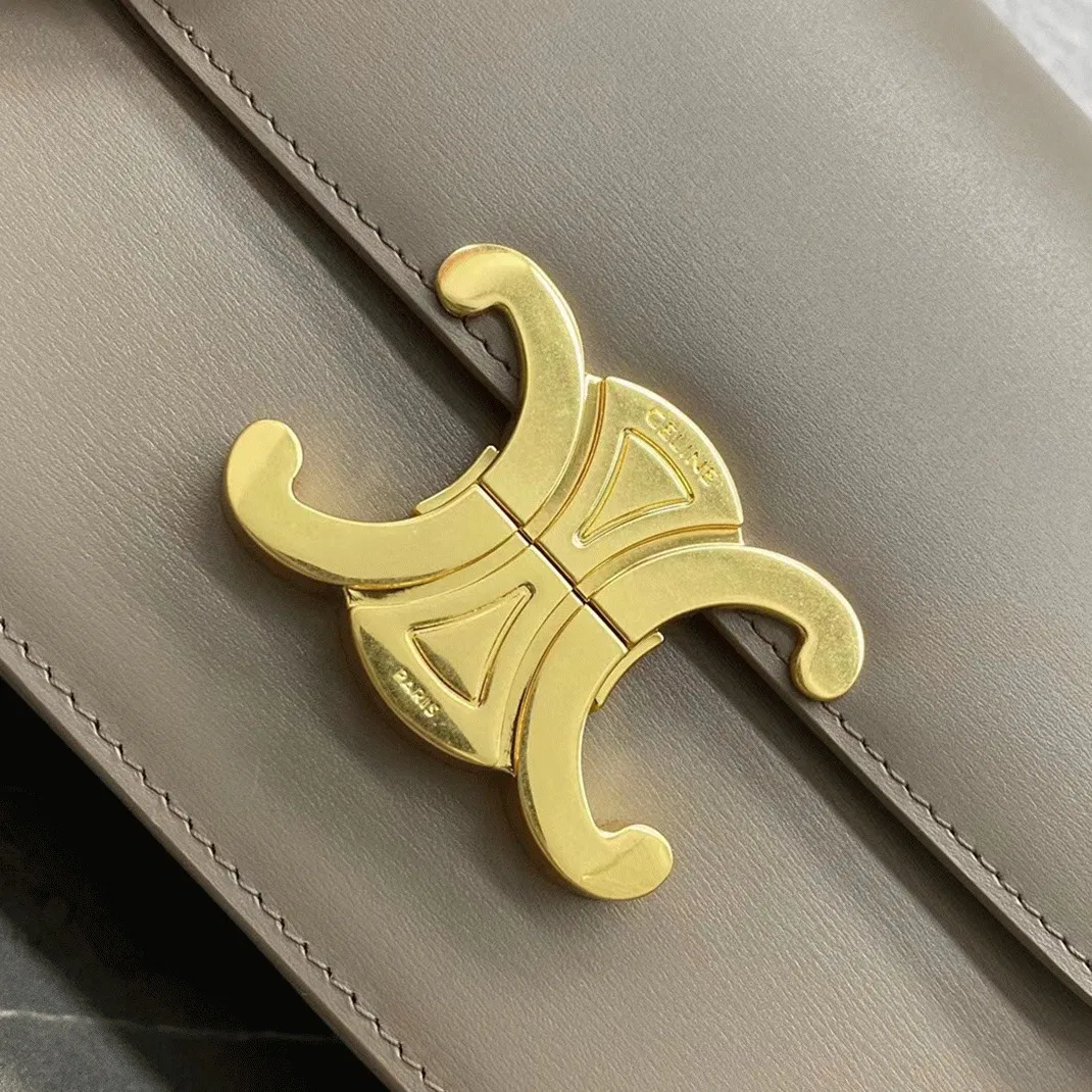 Top Quality Celine Triomphe Teen Bag In Grey — image 13