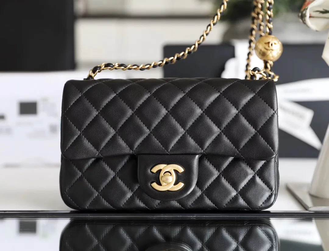 Chanel classic flap mini with golden ball โ image 3