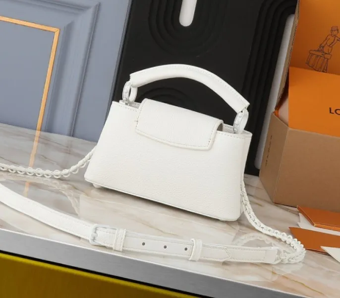 Louis Vuitton Capucines East-West Mini Handbag In Optic White — image 2
