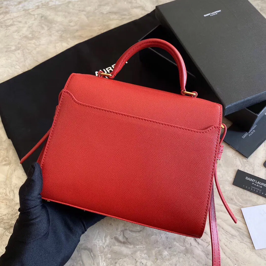 CASSANDRA MONOGRAM CLASP BAG IN MATTE PYTHON — image 6