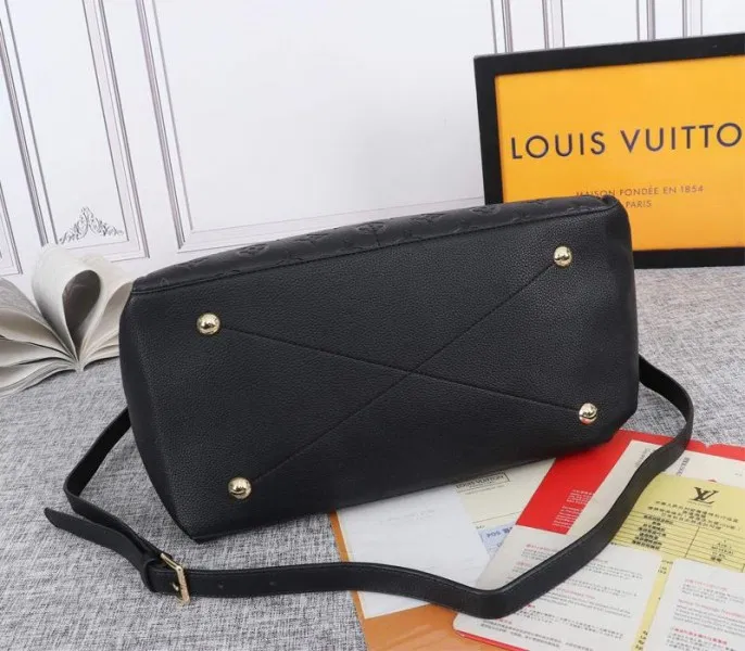 LV Monogram Empreinte Leather Maida Hobo In Black — image 3