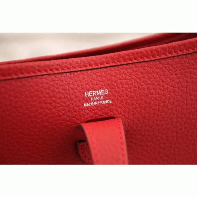 Red Evelyne III PM Bag Luxury Hermes Casual Tote — image 3