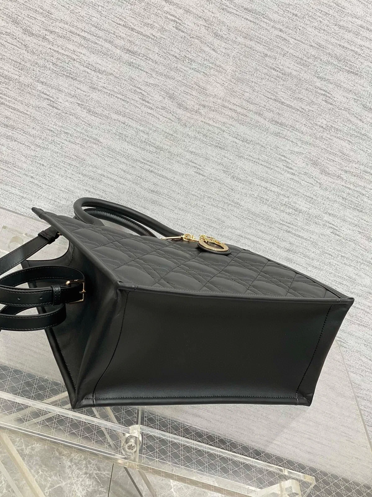 Dior Medium Book Tote Bag with Strap in Black — image 5