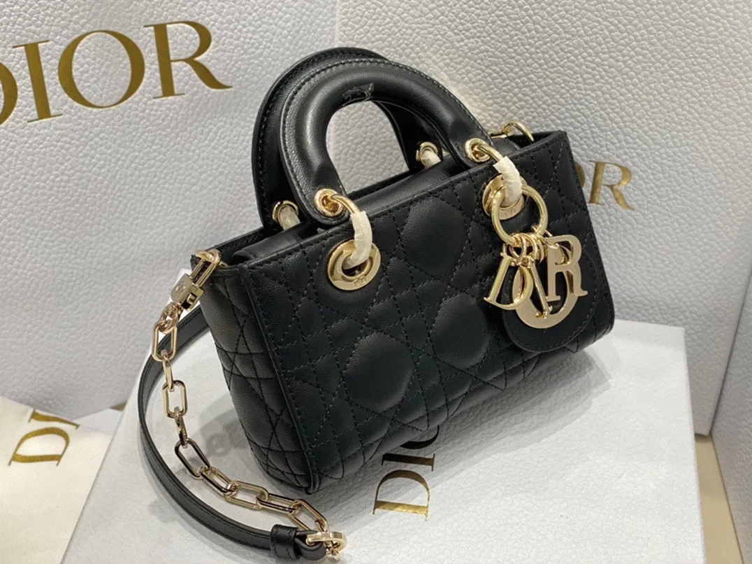 Dior Lady D-Joy Micro Bag in Black Cannage Lambskin — image 10