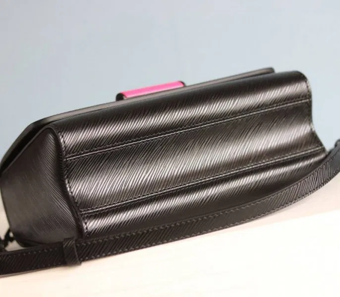 Louis Vuitton Epi Leather Twist MM Bag With Black Vibrant Pink Twist Lock — image 7