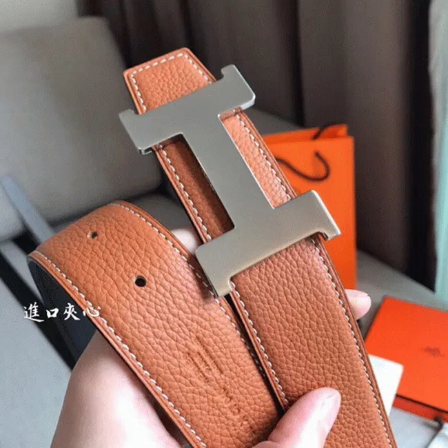 1:1 knockoff Hermes Constance belt buckle in brown shade — image 7