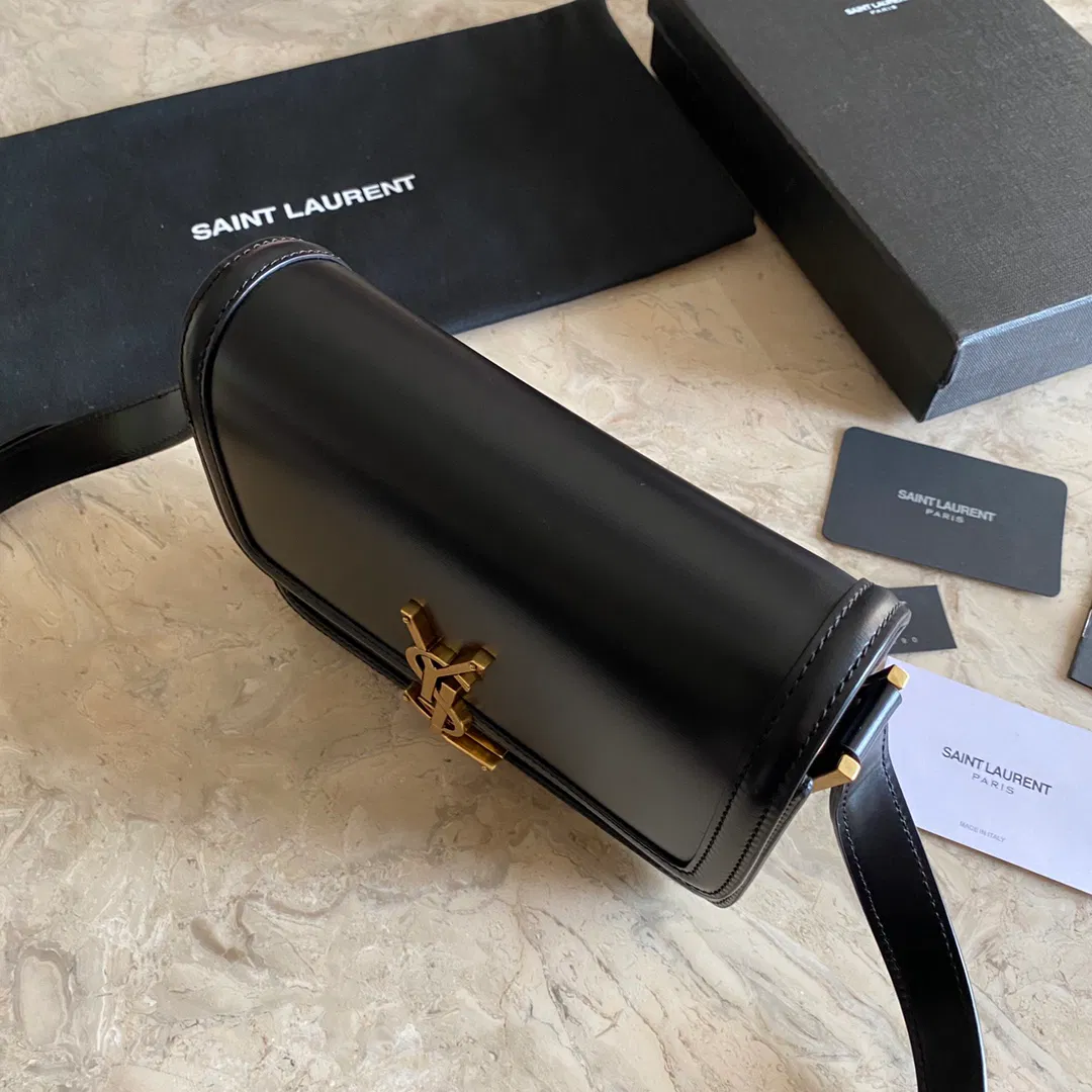 SOLFERINO SMALL SATCHEL IN LACQUERED AYERS — image 5