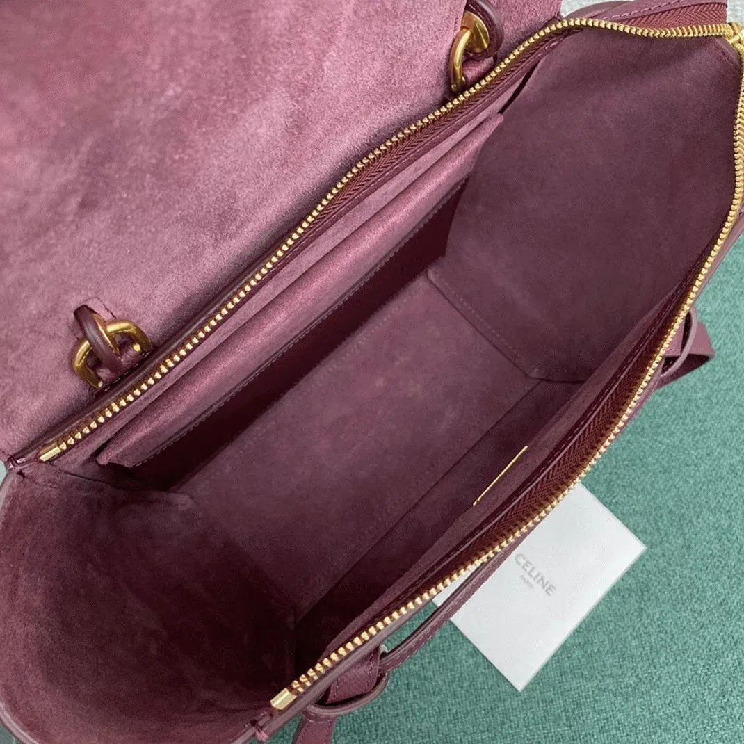 Celine Micro Belt Bag Knockoff in Bordeaux — image 2