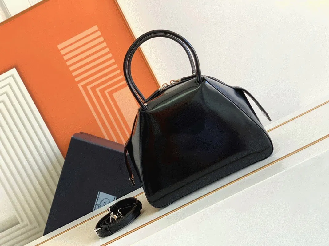 Prada Supernova Small Top Handle Bag in Black Brushed — image 3