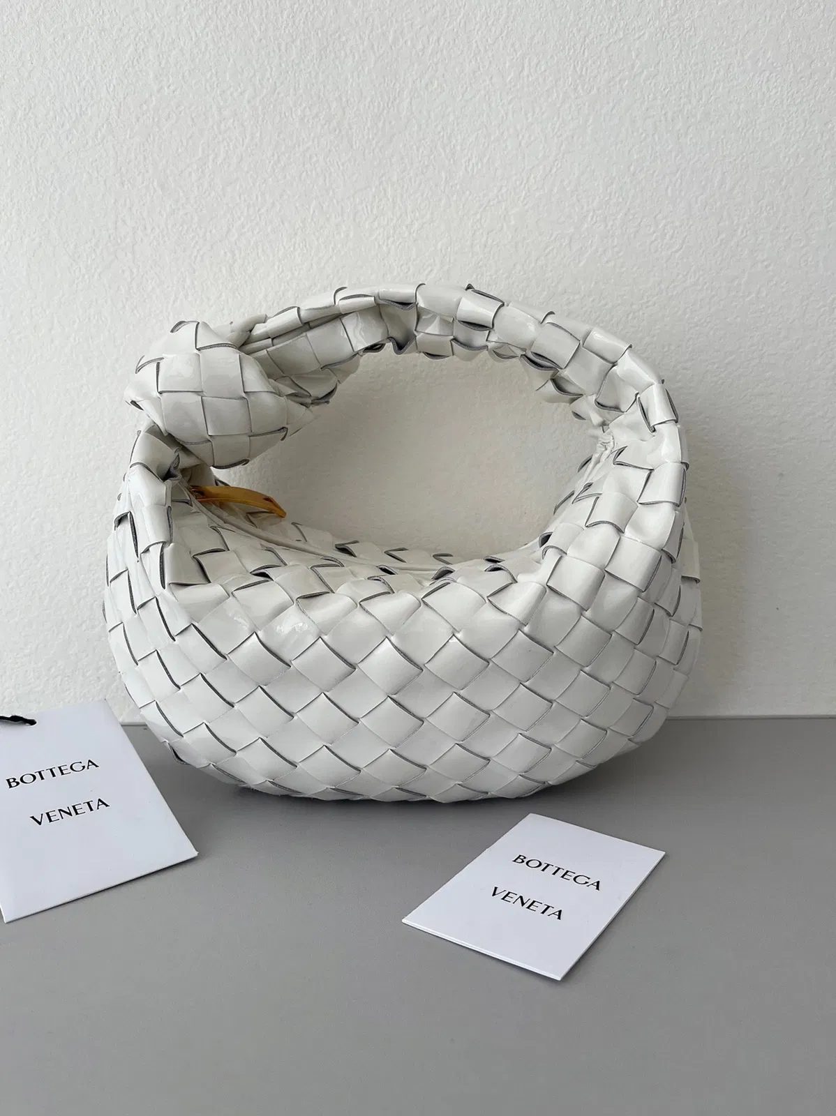 Imitation Bottega Veneta BV Jodie Mini Bag White — image 2