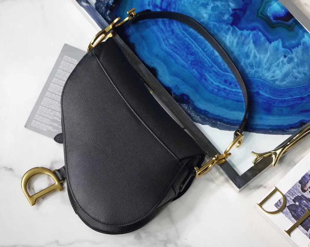 Dior Saddle Bag in Black Grained Calfskin — image 9