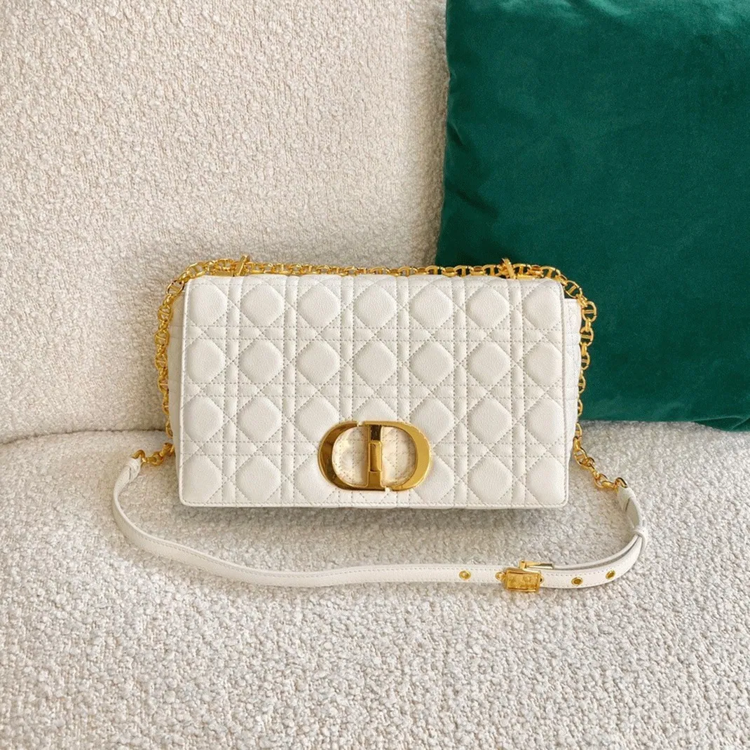 Dior Caro Large Bag in White — image 8