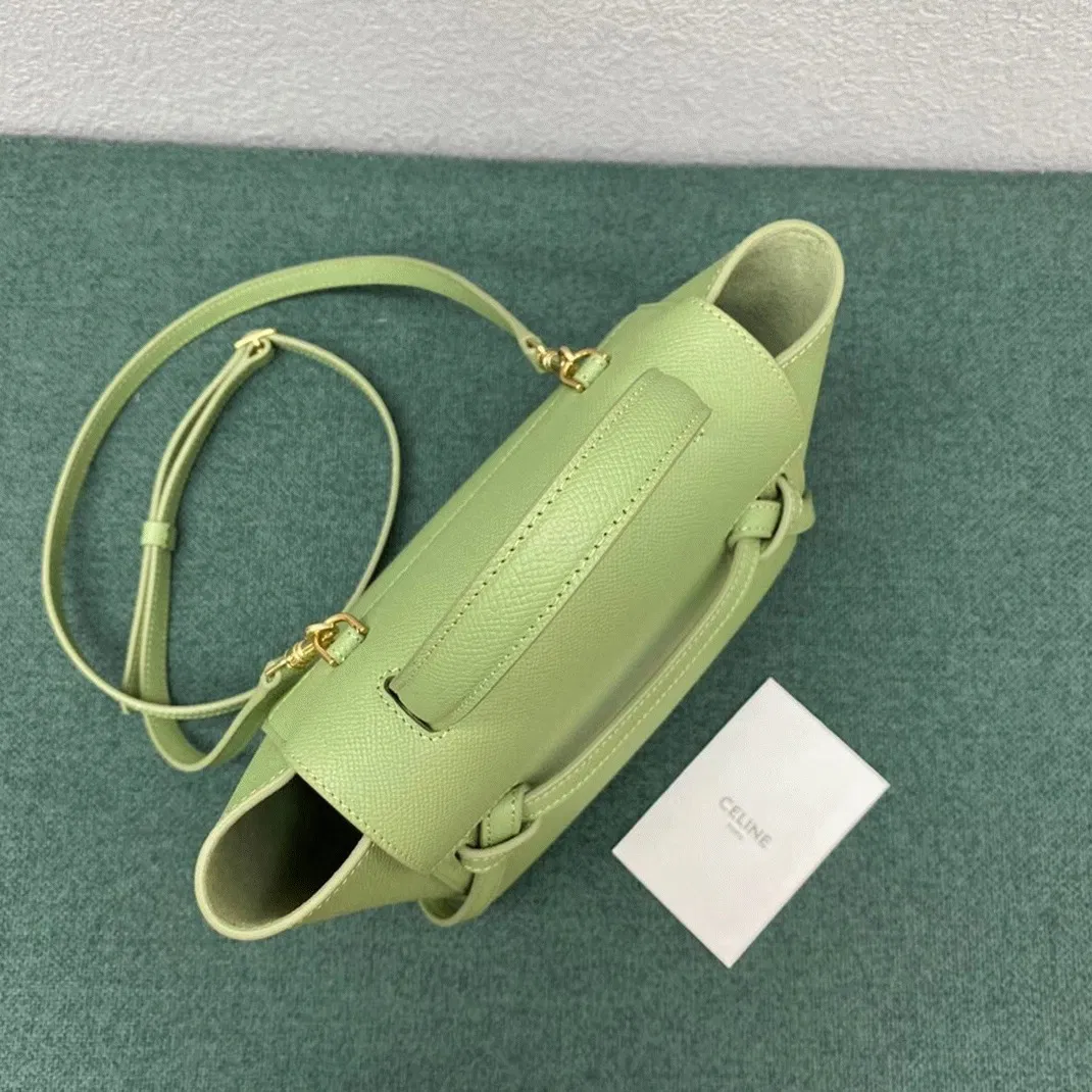 Celine Belt Nano Bag in Sage — image 12