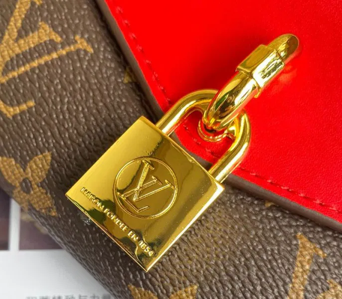 Louis Vuitton Monogram Canvas Padlock On Strap Bag In Red — image 7