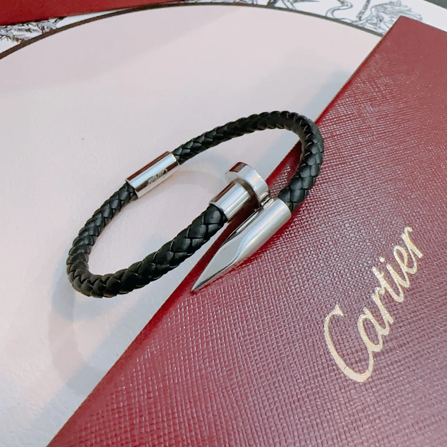 Cartier Stainless Steel Nail Bracelet — image 6