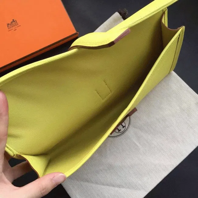 Soufre knockoff Hermes Jige Elan clutch bag — image 2