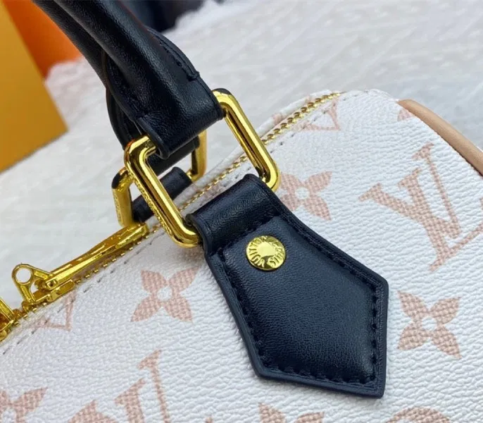 Louis Vuitton Monogram Dune Canvas Speedy 20 Handbag With Strap — image 7