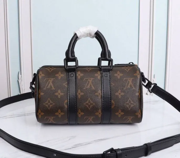 Louis Vuitton Monogram Canvas Mens Zoooom With Friends Nano Keepall Travel Bag — image 3
