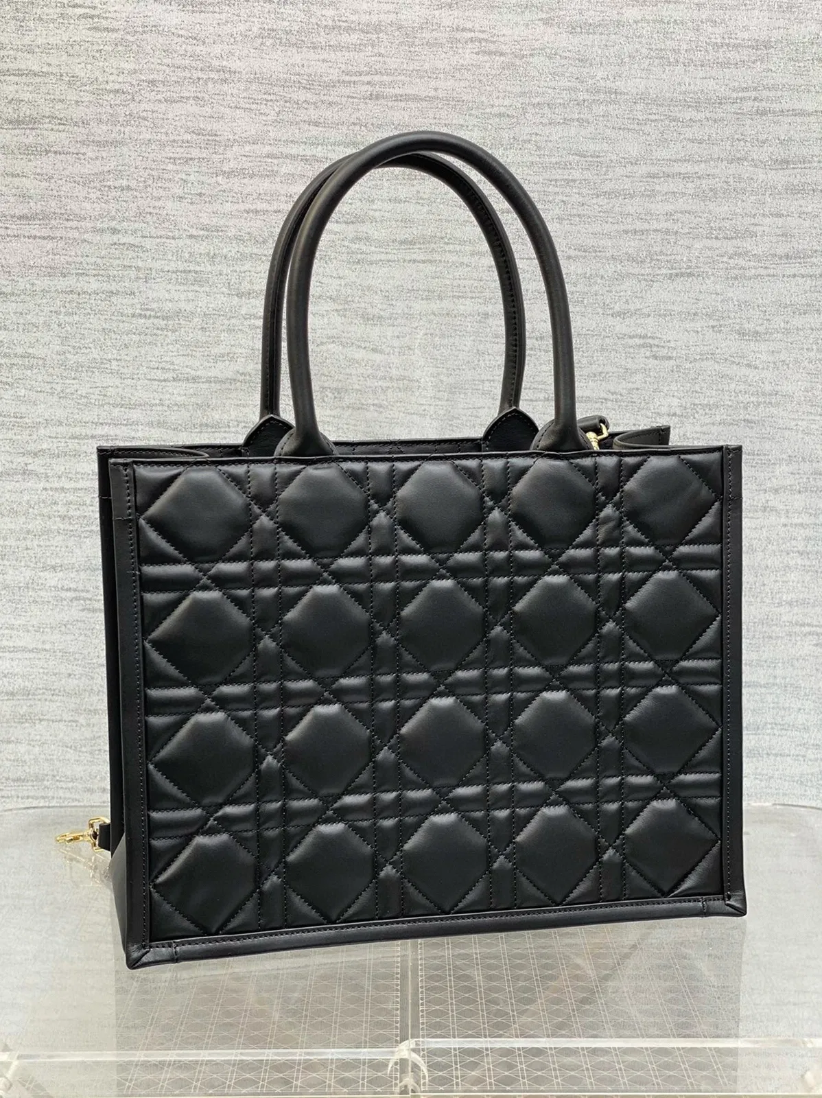 Dior Medium Book Tote Bag with Strap in Black — image 6