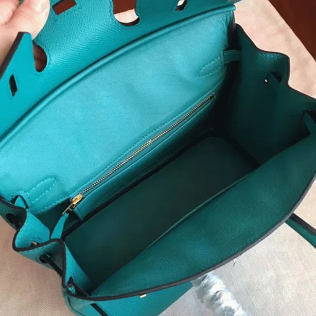 Blue Paon Hermes Birkin 25cm High-End — image 4