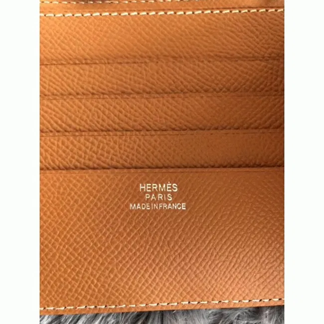 Brown top Hermes Copernic compact wallet — image 5