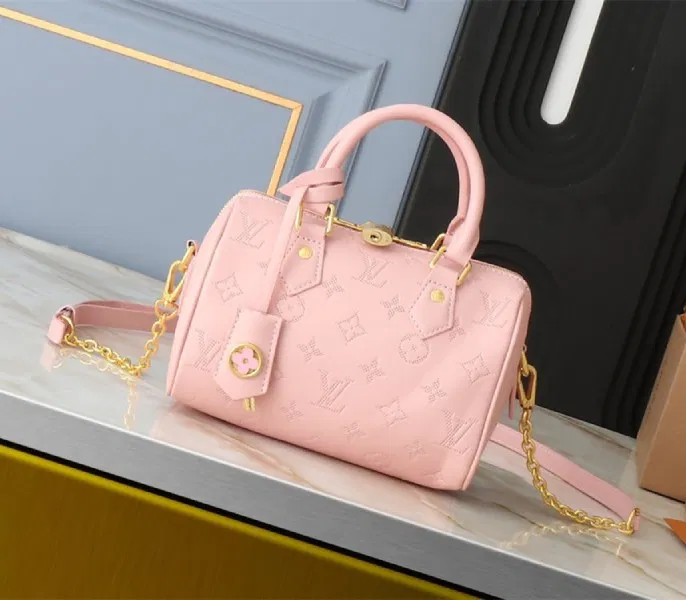 Louis Vuitton Other Leathers Speedy Bandouliere 20 Handbag In Pink Opal