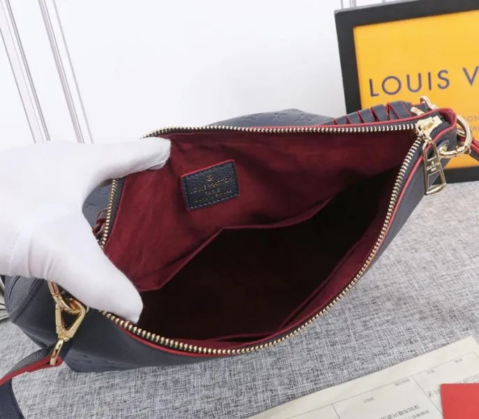 Louis Vuitton Monogram Empreinte Leather Maida Hobo In Navy Blue — image 5