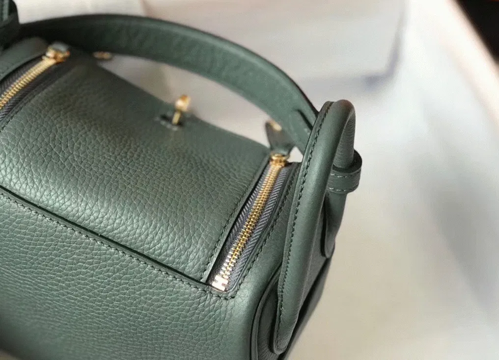 Best Hermes Lindy Mini handbag in vert amande — image 5