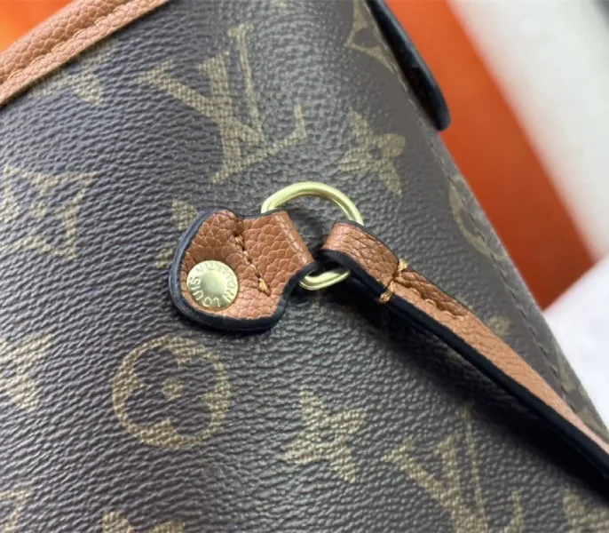 Louis Vuitton Neverfull Bandouliere Inside Out MM Tote In Monogram Canvas And Brown Leather — image 9