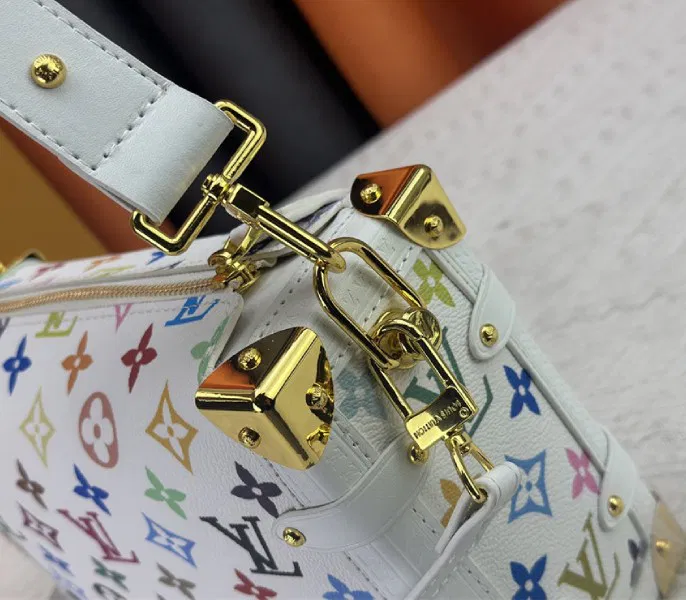 Louis Vuitton X TM Multicolored Side Trunk MM In White — image 8
