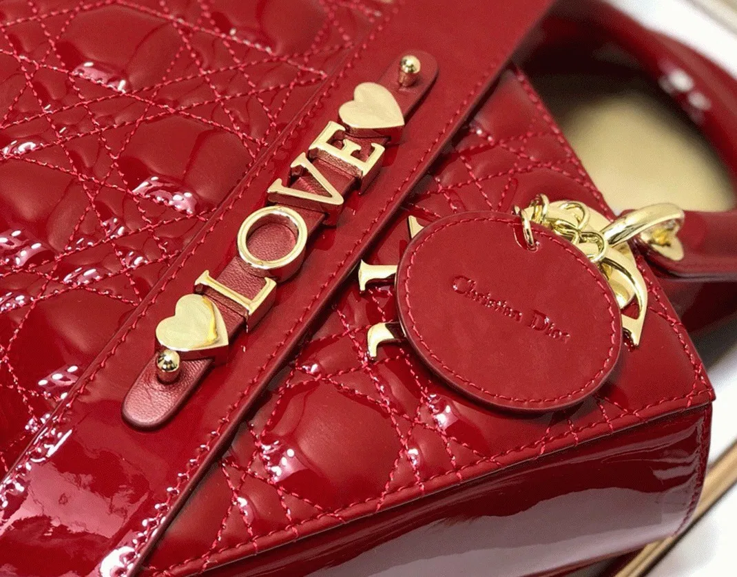 Dior Small Lady Dior My ABCDior Bag in Red — image 9