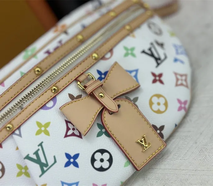 Louis Vuitton X TM Multicolored High Rise In White — image 3