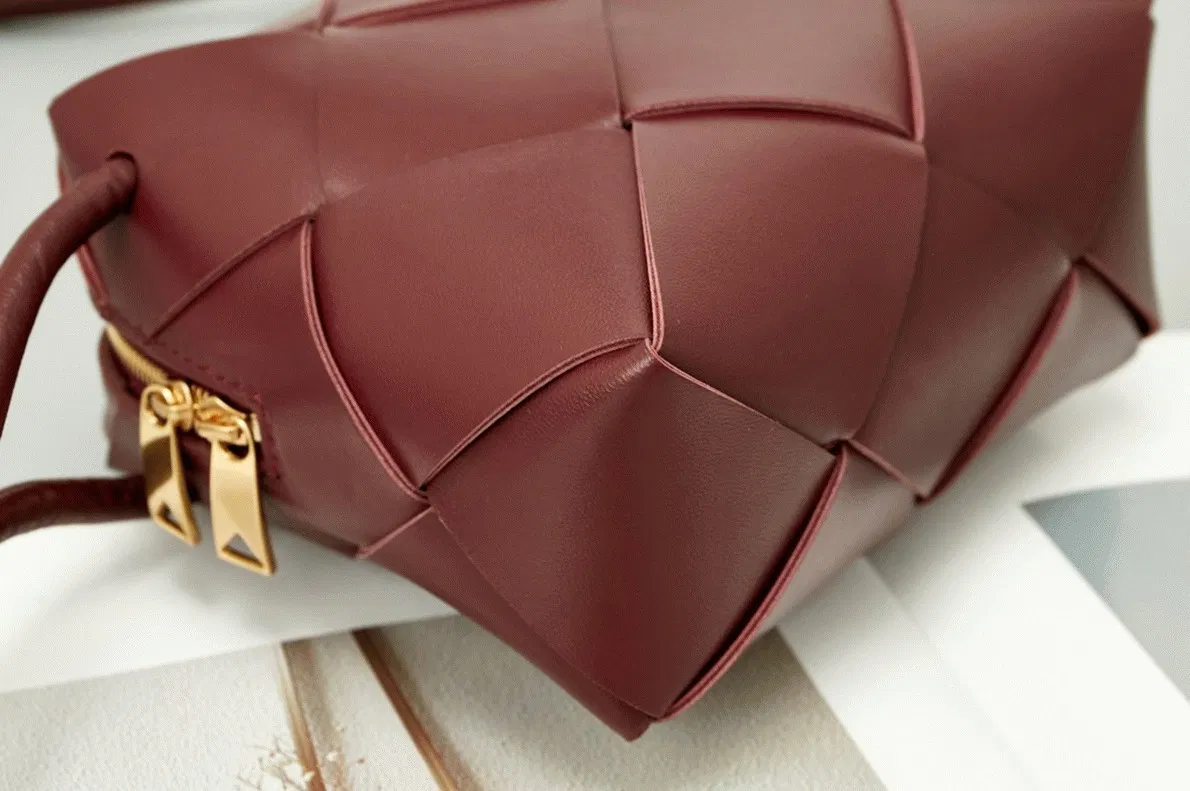 Bottega Veneta Mini Cassette Camera Bag Bordeaux — image 8