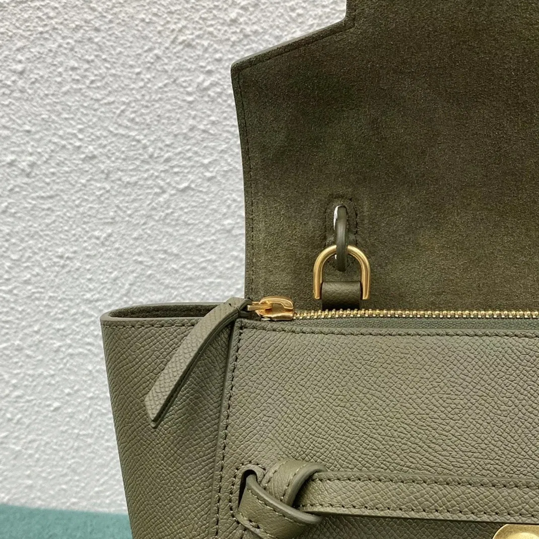 Celine Belt Nano Bag in Army Green — image 2