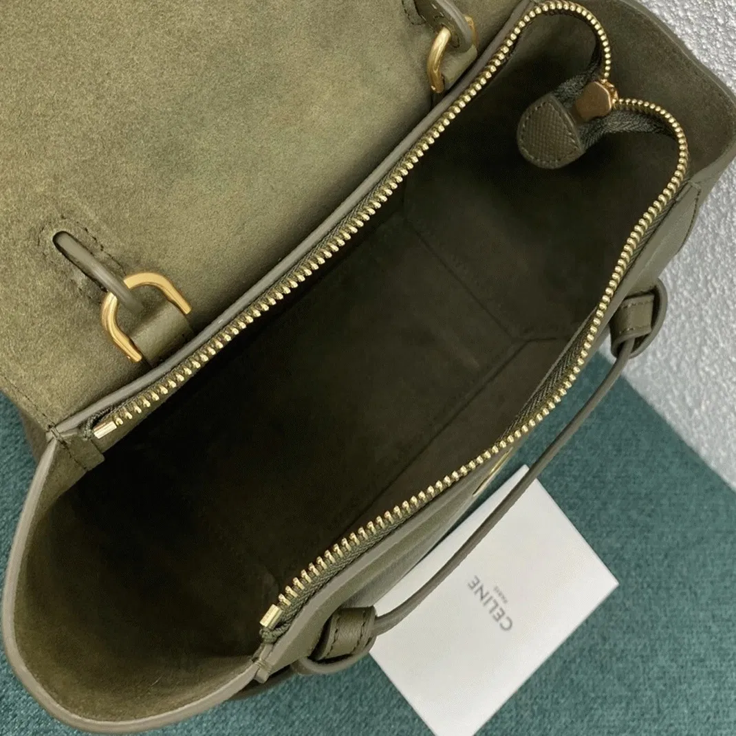 Celine Belt Nano Bag in Army Green — image 3