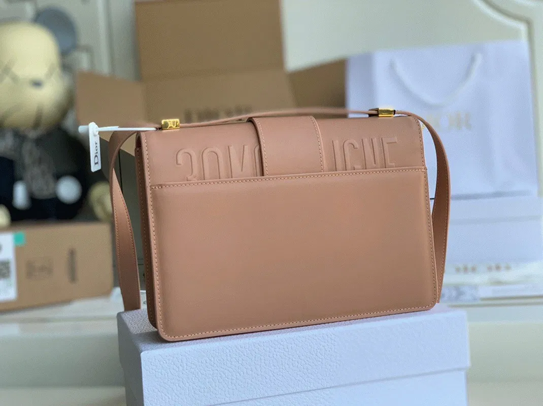 Dior 30 Montaigne Medium Bag Knockoff in Poudre Box Calfskin — image 9