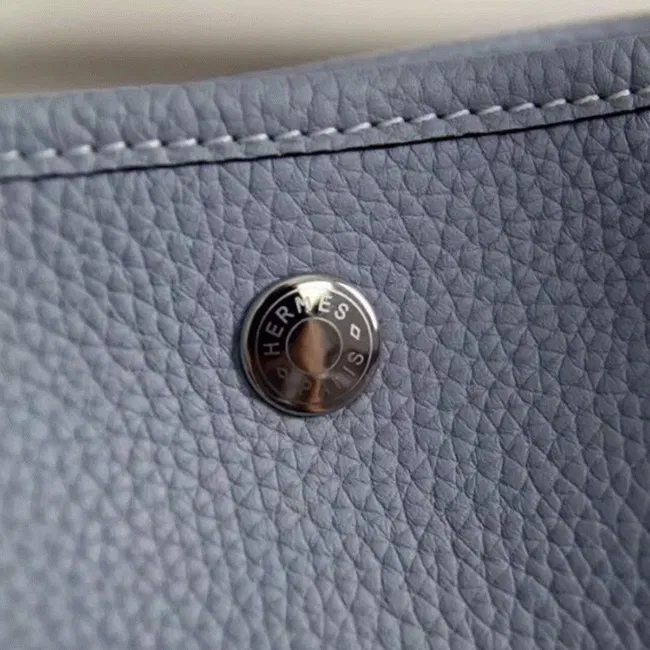 Lin Blue Best Hermes Garden Party 30cm Elegant Bag — image 6