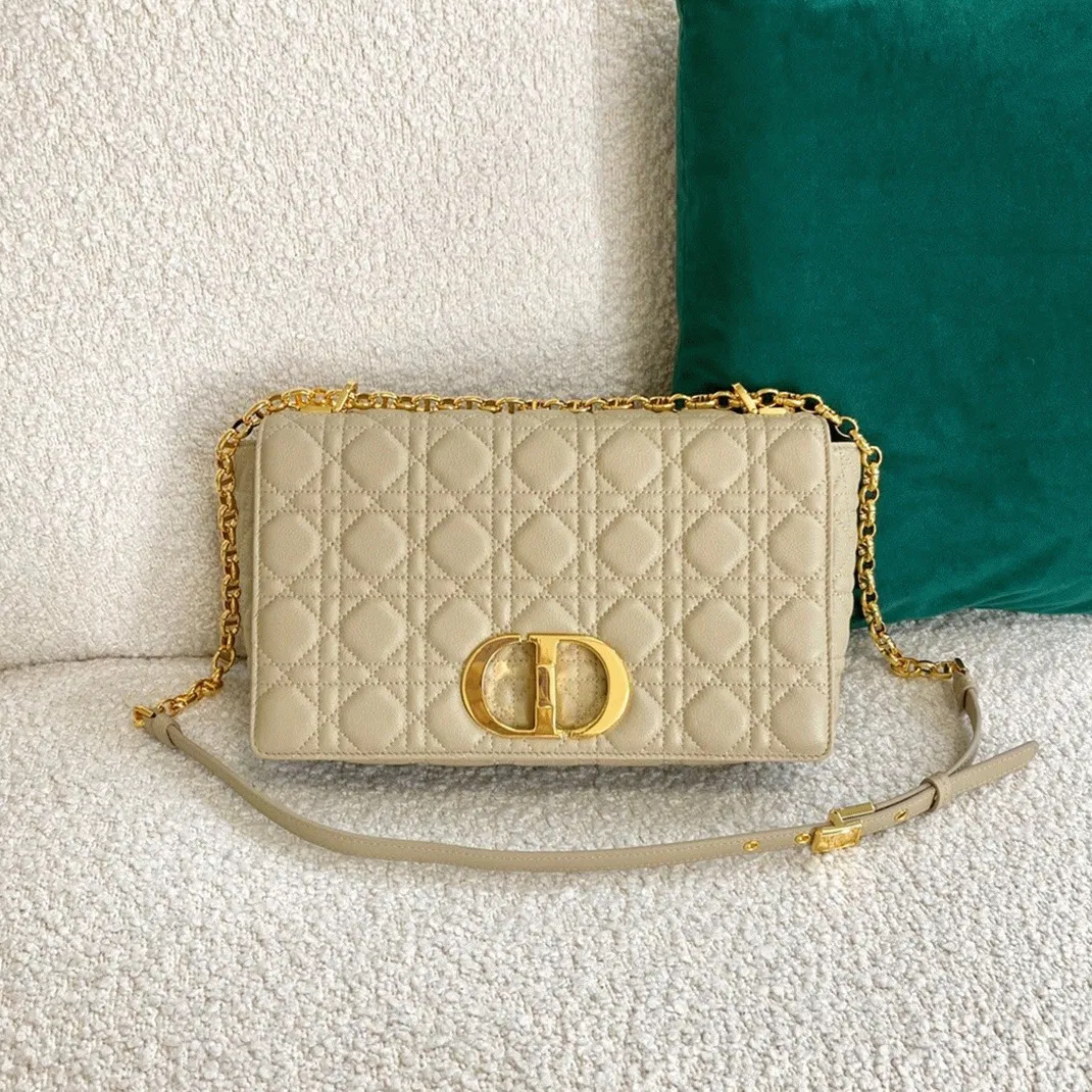 Dior Caro Large Bag Knockoff in Beige — image 7