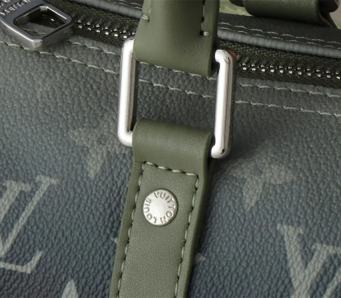 Louis Vuitton Monogram Gradient Canvas Keepall Bandouliere 25 City Bag In Khaki Green — image 7
