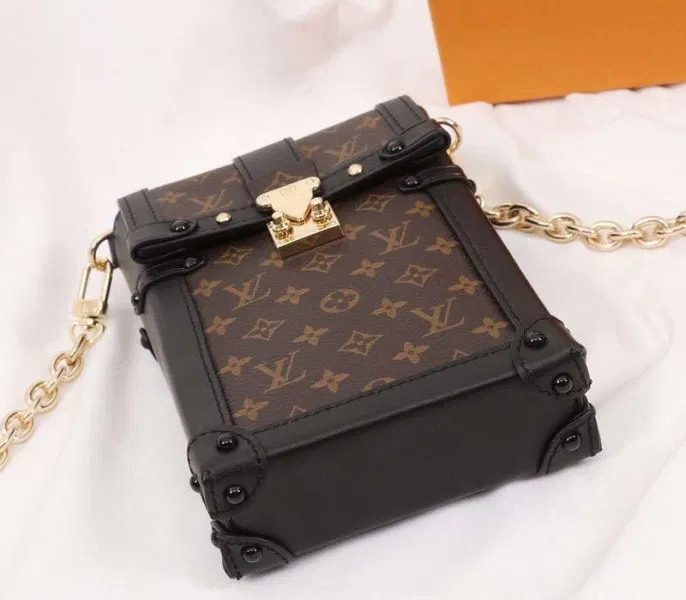 Louis Vuitton Monogram Canvas Vertical Trunk Pochette — image 4