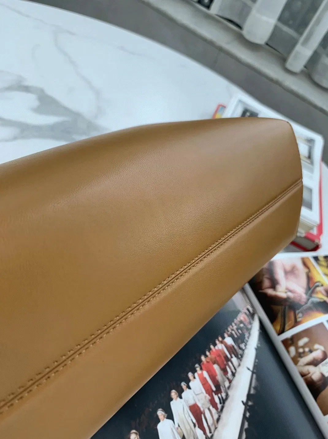 Top Quality Fendi First Medium Bag In Brown Nappa Leather — image 4