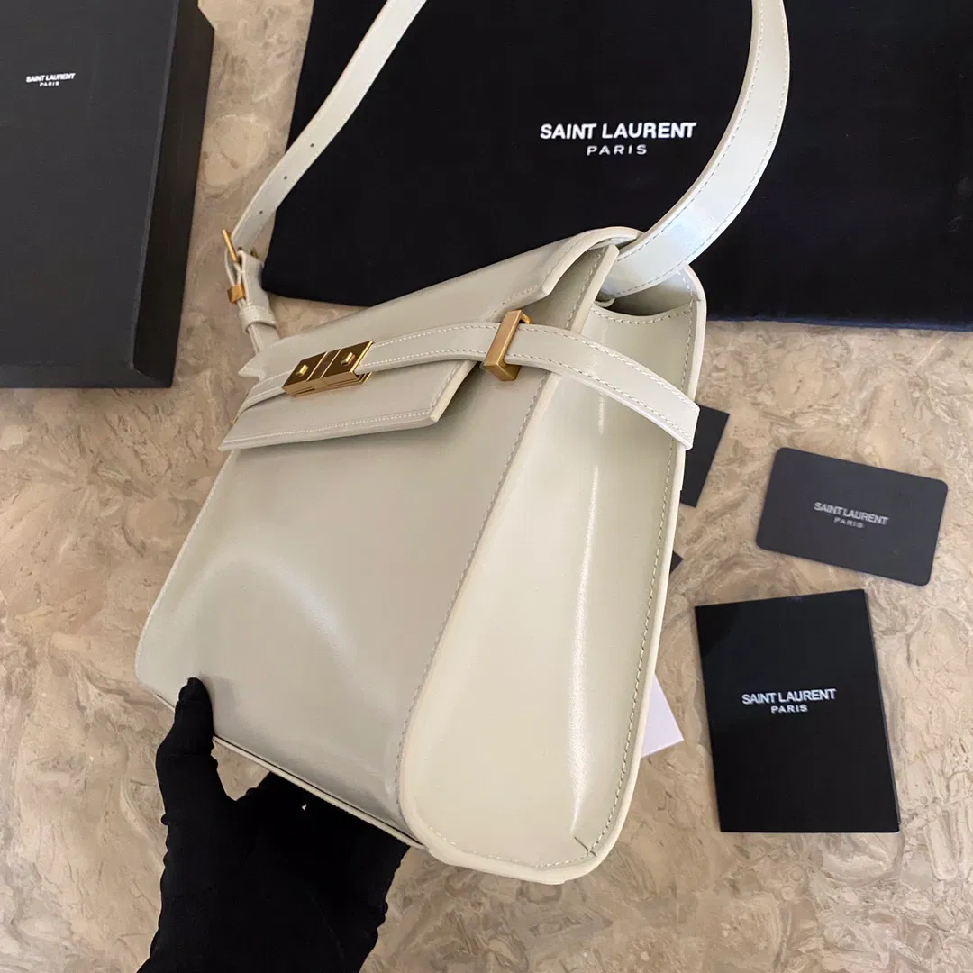 MANHATTAN MEDIUM SHOPPING BAG IN BOX SAINT LAURENT LEATHER — image 6