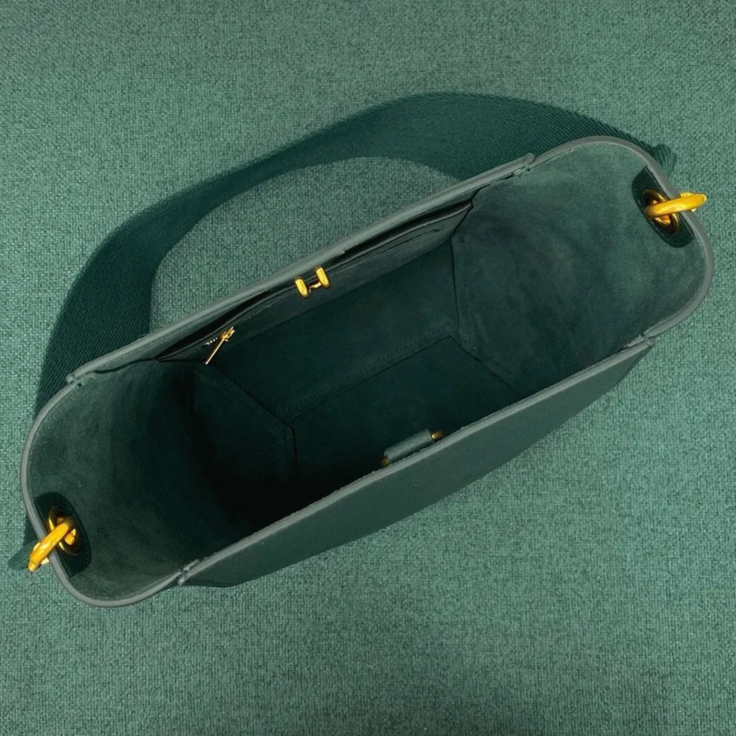 Top Quality Celine Sangle Small Bucket Bag In Amazone Calfskin — image 4