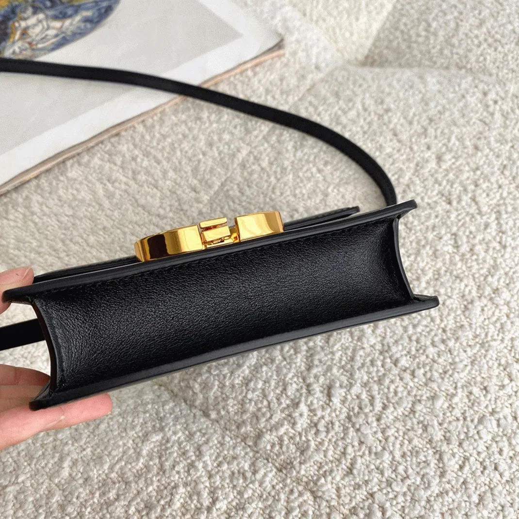 Dior 30 Montaigne Micro Bag in Black Box Calfskin — image 8