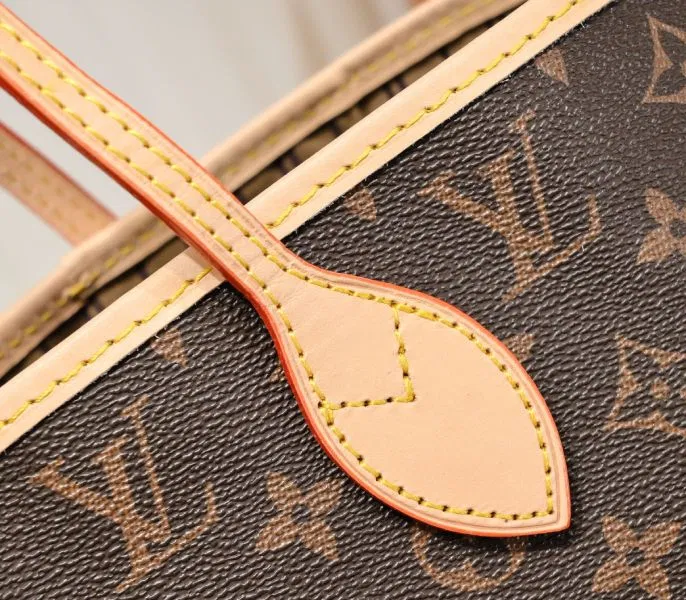 Louis Vuitton Monogram Canvas Neverfull MM Tote In Beige — image 7