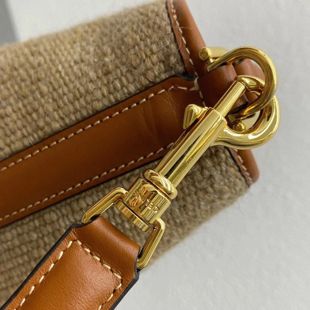 Top Quality Celine Bucket 16 Bag In Textile with Celine Logo — image 7