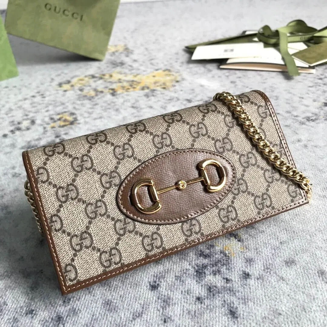Gucci Horse Buckle 1955 Chain Wallet